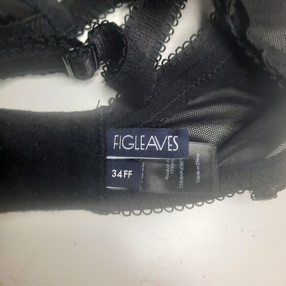 FigLeaves Juliette Lace Plunge Bra Size 34FF - Picture 6 of 7